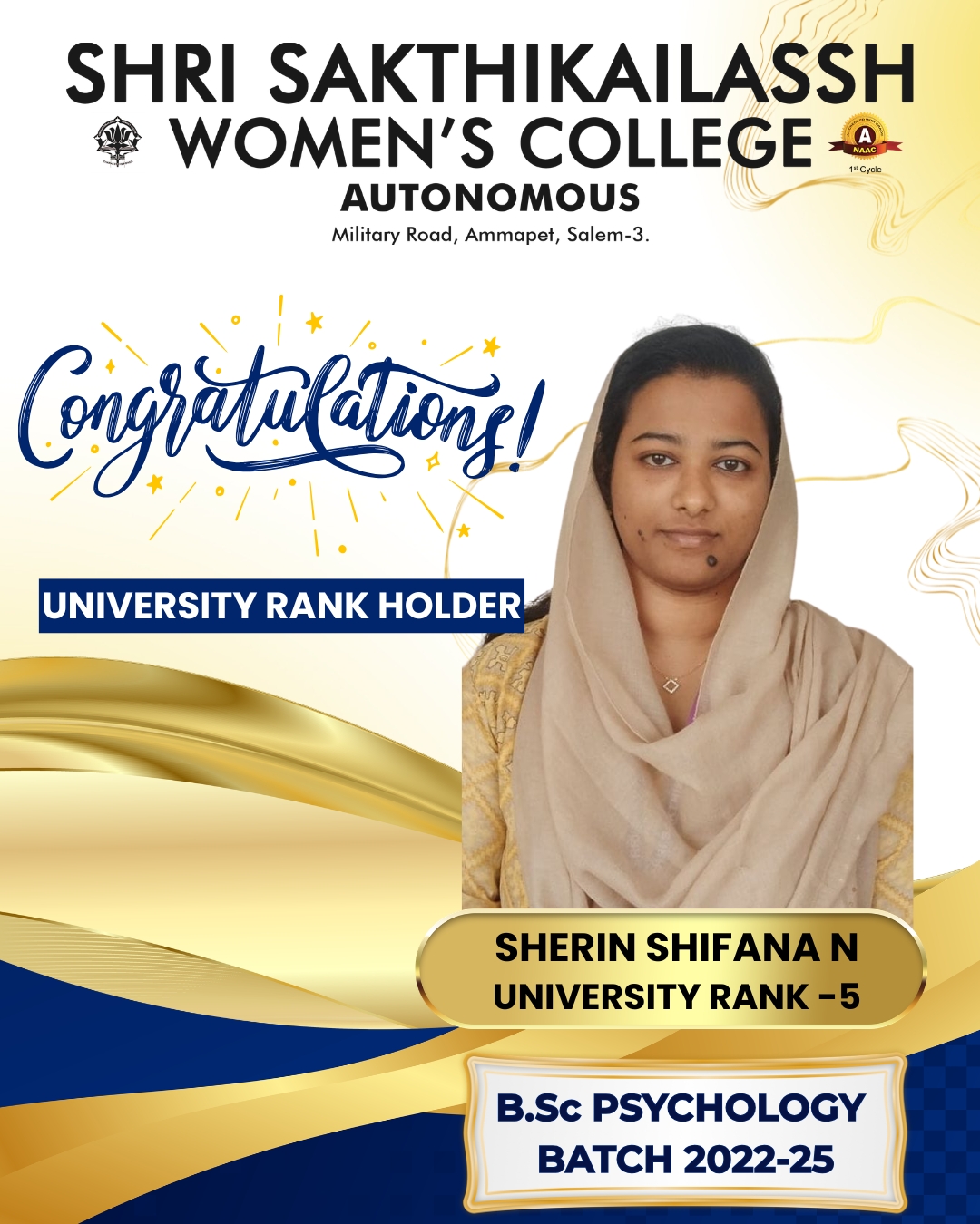 Gold Medalist Achievement